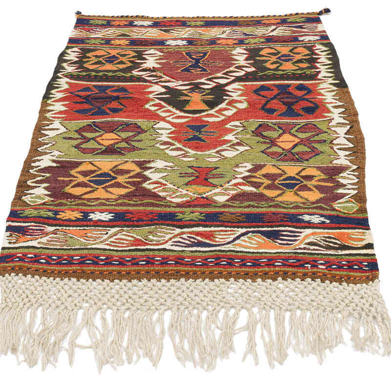 Vintage Turkish Kilim Rug - 2' 7" x 3' 8" (31" x 44") - K0073303