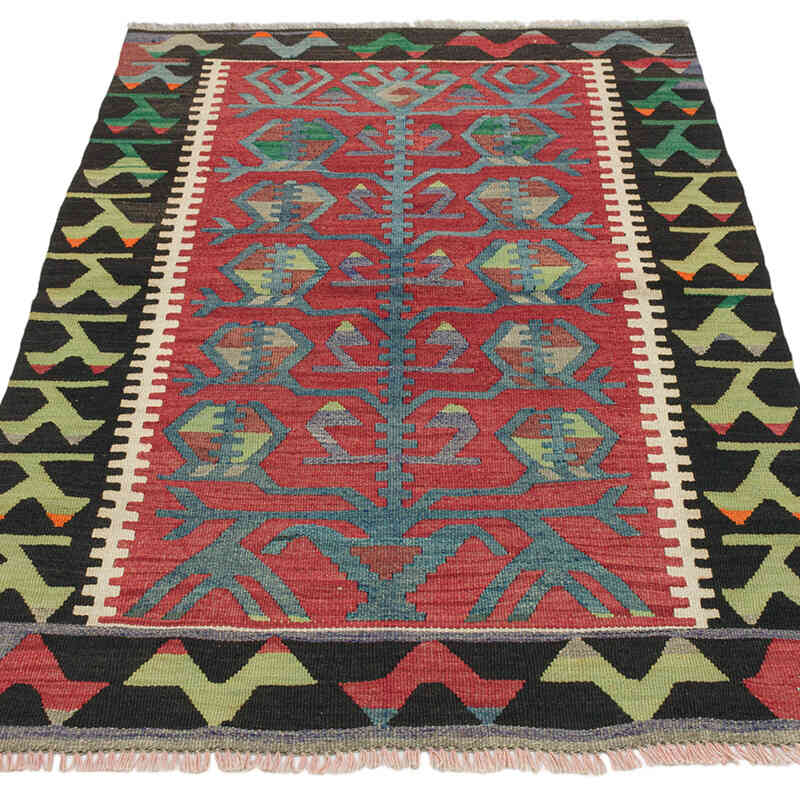 Alfombra Vintage Kilim Turca - 86 cm x 127 cm - K0073305