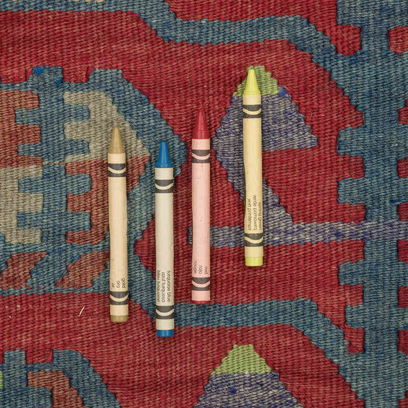 Alfombra Vintage Kilim Turca - 86 cm x 127 cm - K0073305