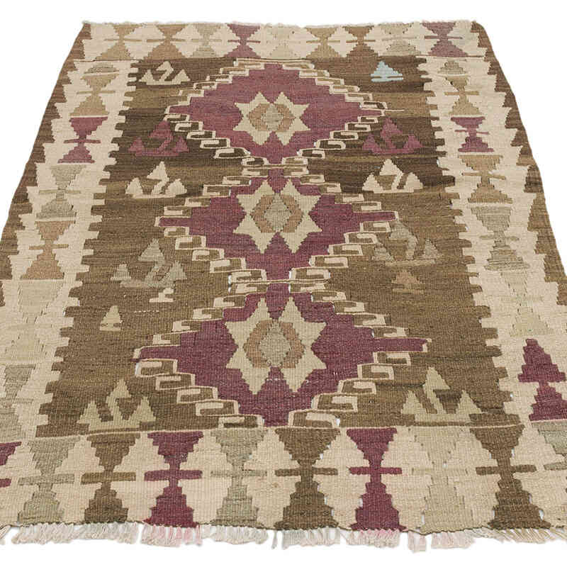 Alfombra Vintage Kilim Turca - 90 cm x 130 cm - K0073307