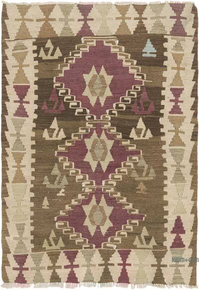 Vintage Turkish Kilim Rug - 2' 11" x 4' 3" (35" x 51")