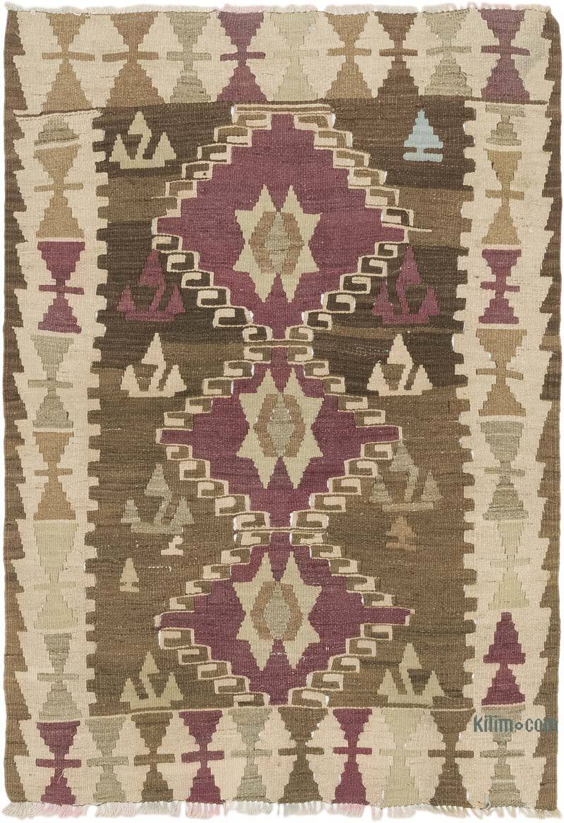 Alfombra Vintage Kilim Turca - 90 cm x 130 cm - K0073307