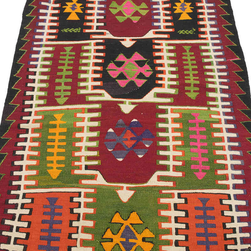 Vintage Turkish Kilim Rug - 2' 11" x 4' 6" (35" x 54") - K0073309