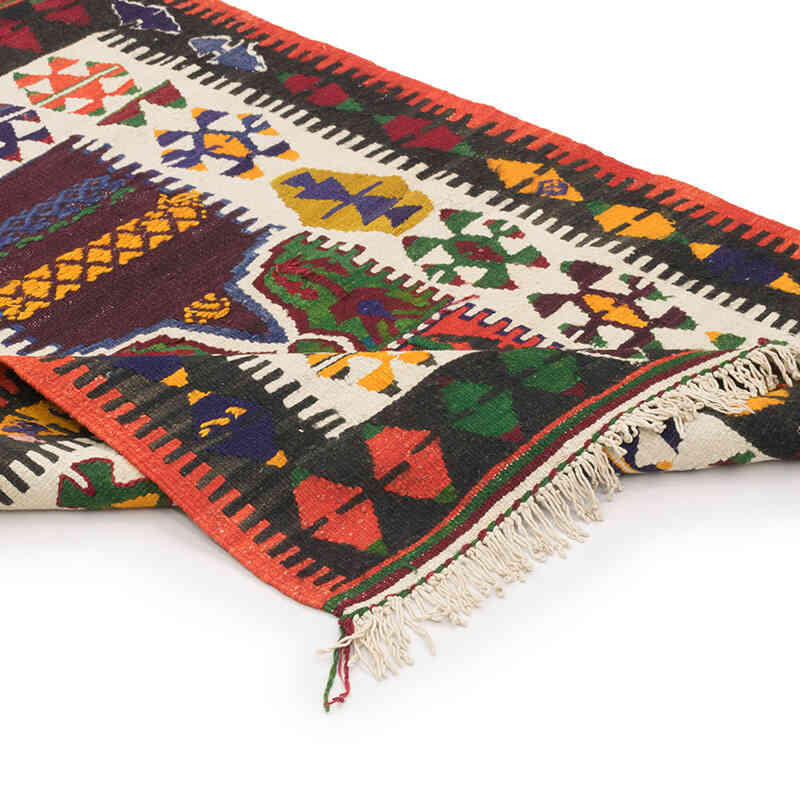Vintage Turkish Kilim Rug - 3' 3" x 4' 3" (39" x 51") - K0073319