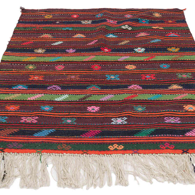 Alfombra Vintage Kilim Turca - 96 cm x 123 cm - K0073321