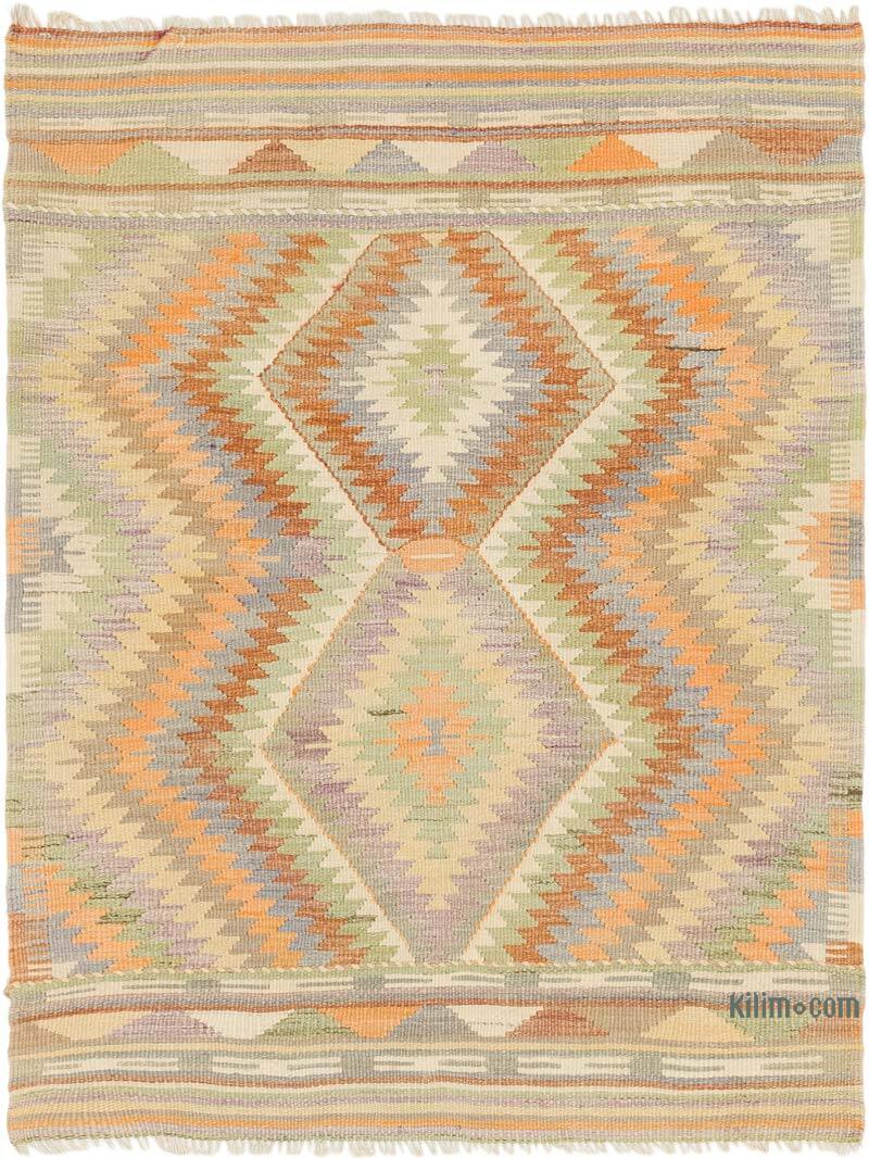 Alfombra Vintage Kilim Turca - 107 cm x 140 cm - K0073322