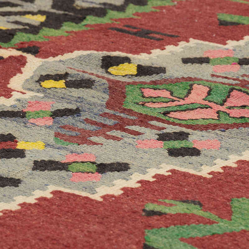Vintage Turkish Kilim Rug - 2' 11" x 4' 1" (35" x 49") - K0073324