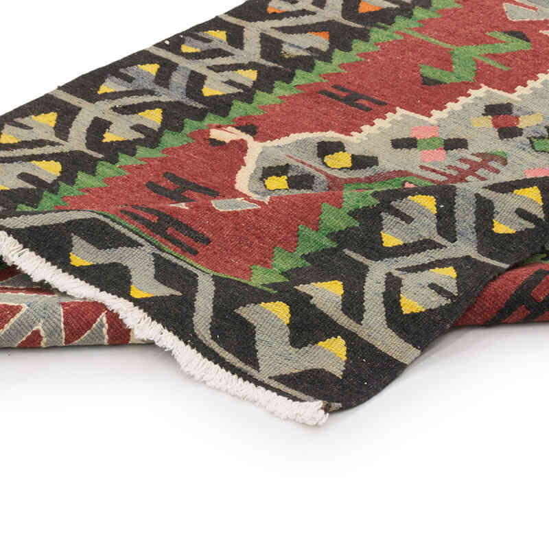 Vintage Turkish Kilim Rug - 2' 11" x 4' 1" (35" x 49") - K0073324
