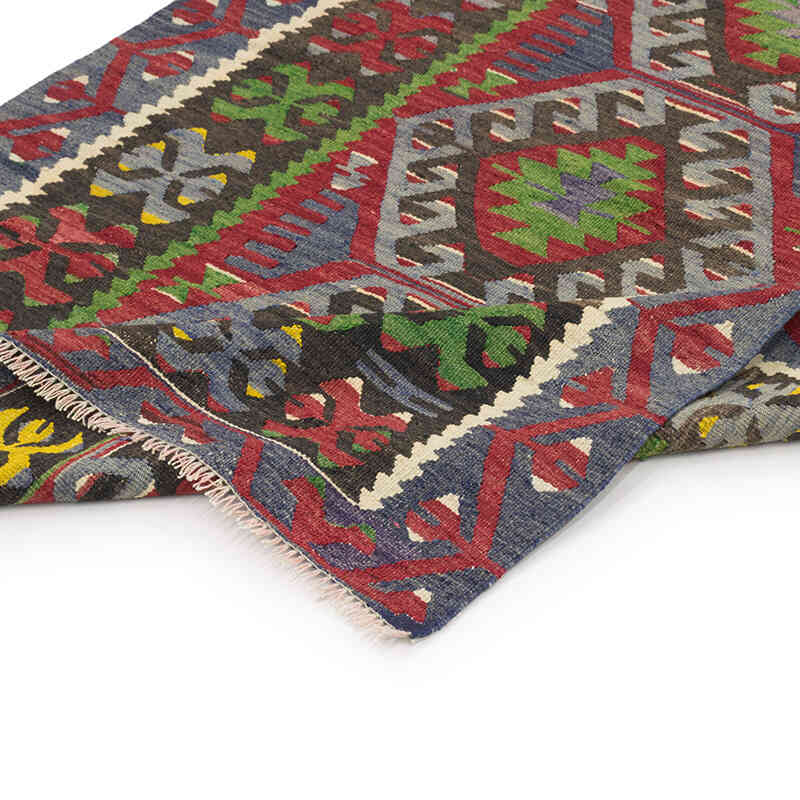 Vintage Turkish Kilim Rug - 3' 4" x 5' 1" (40" x 61") - K0073326