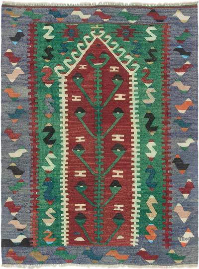 Vintage Turkish Kilim Rug - 2' 7" x 3' 6" (31" x 42")