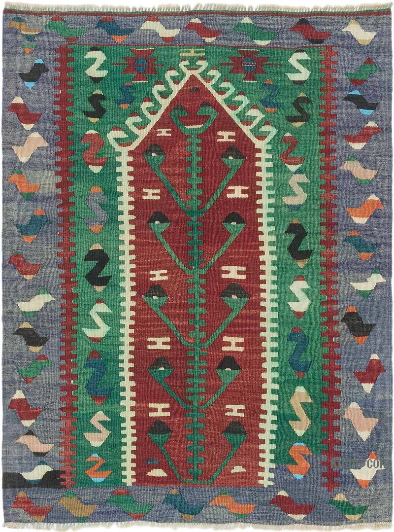 Alfombra Vintage Kilim Turca - 80 cm x 106 cm - K0073327