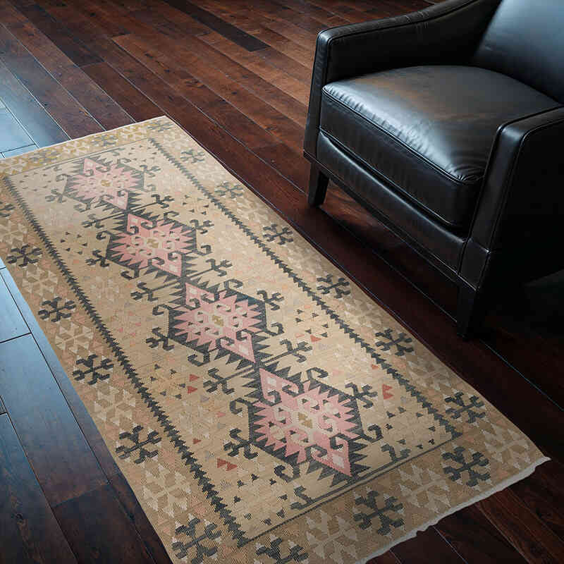 Alfombra Vintage Kilim Turca - 90 cm x 178 cm - K0073329