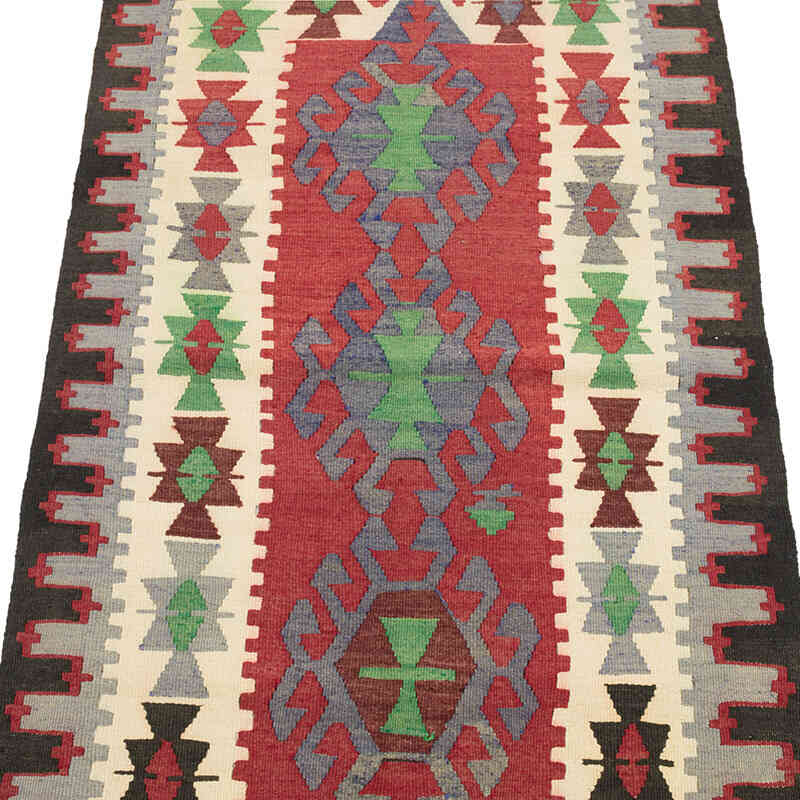 Alfombra Vintage Kilim Turca - 73 cm x 126 cm - K0073335