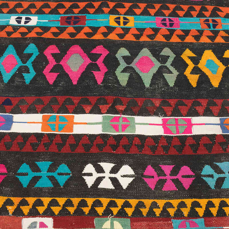 Alfombra Vintage Kilim Turca - 112 cm x 140 cm - K0073337