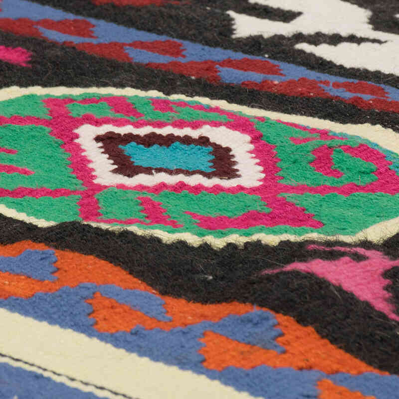 Vintage Turkish Kilim Rug - 3' 10" x 2' 10" (46" x 34") - K0073342