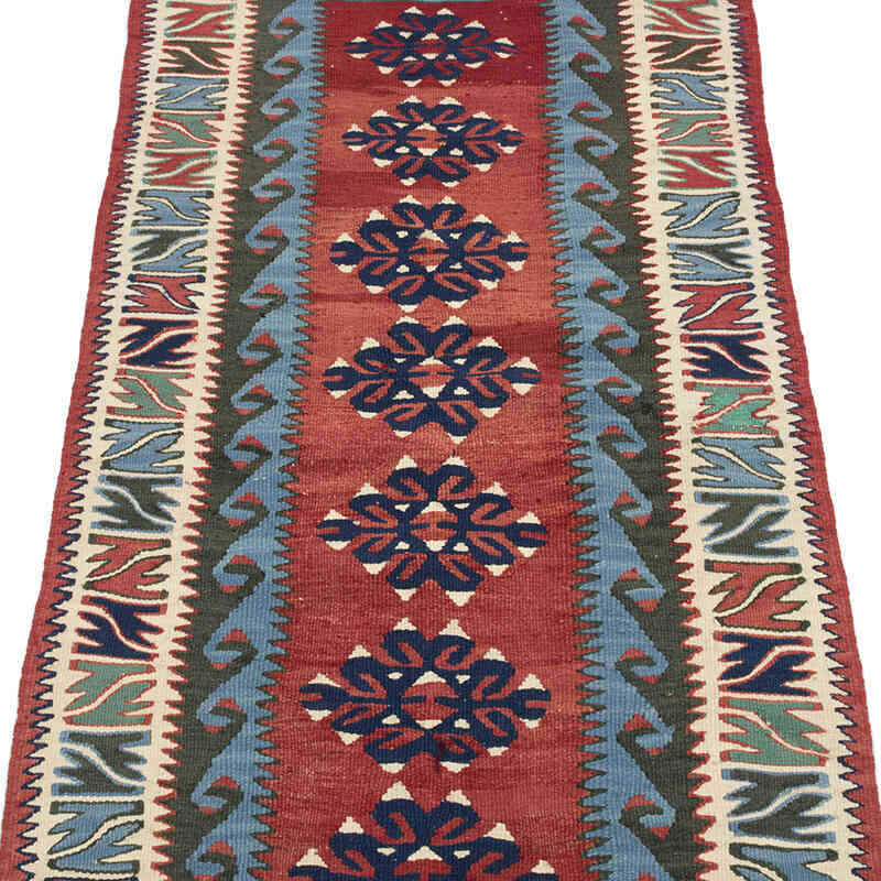 Vintage Turkish Kilim Rug - 2' 4" x 4' 7" (28" x 55") - K0073344