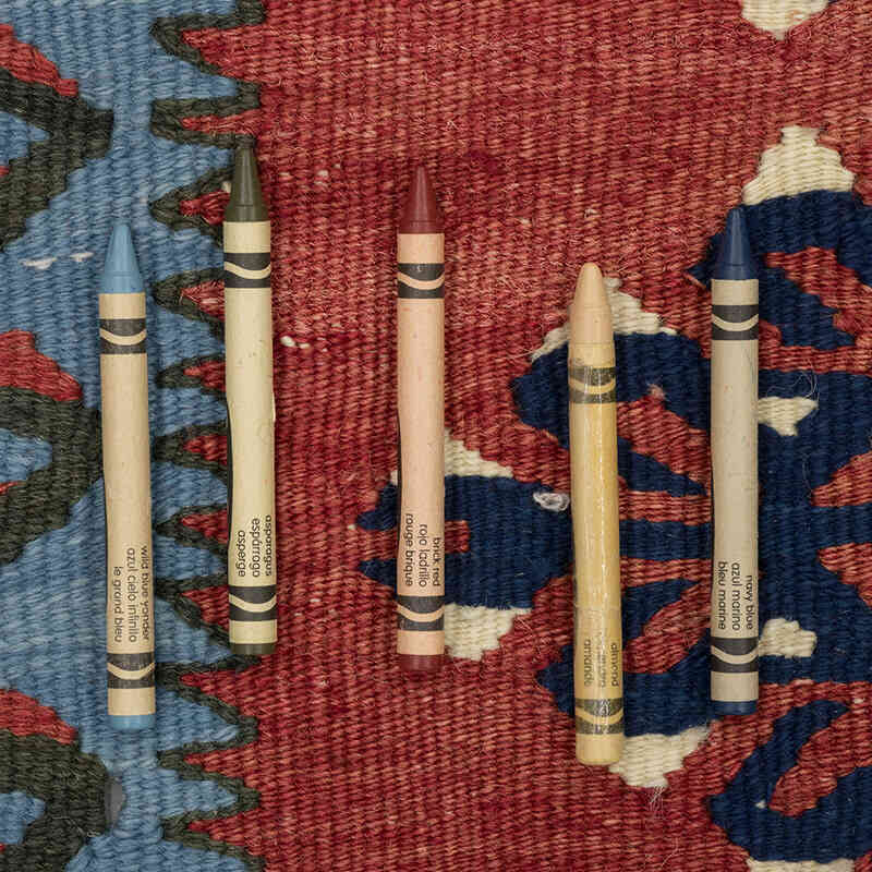 Vintage Turkish Kilim Rug - 2' 4" x 4' 7" (28" x 55") - K0073344