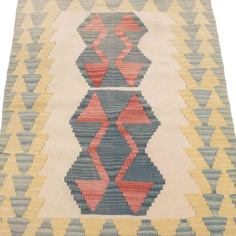 Vintage Turkish Kilim Rug - 2' 4" x 3' 6" (28" x 42") - K0073354