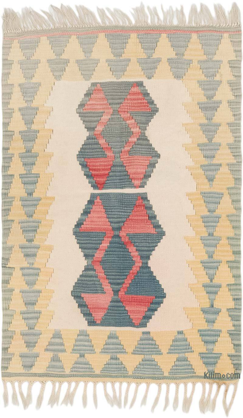 Vintage Turkish Kilim Rug - 2' 4" x 3' 6" (28" x 42") - K0073354