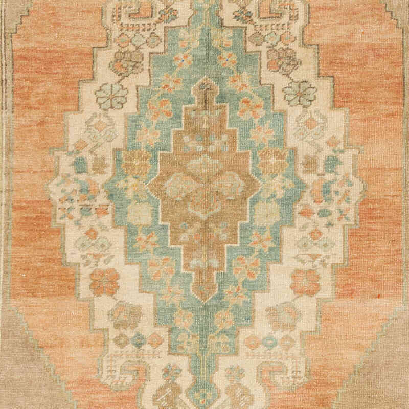Alfombra Vintage Turca Anudada a Mano - 160 cm x 245 cm - K0073883
