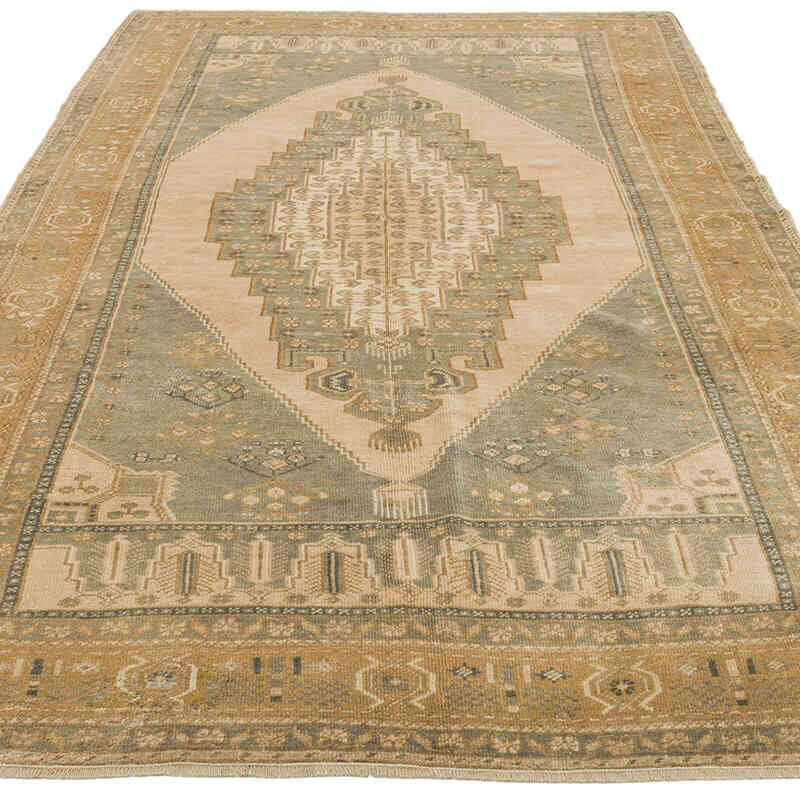 Vintage Turkish Hand-Knotted Rug - 4' 10" x 8' 2" (58" x 98") - K0073885
