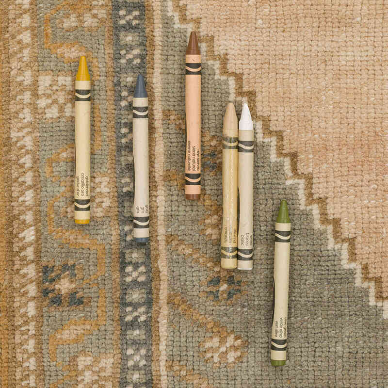 Vintage Turkish Hand-Knotted Rug - 4' 10" x 8' 2" (58" x 98") - K0073885