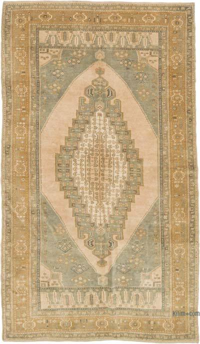 Alfombra Vintage Turca Anudada a Mano - 147 cm x 250 cm