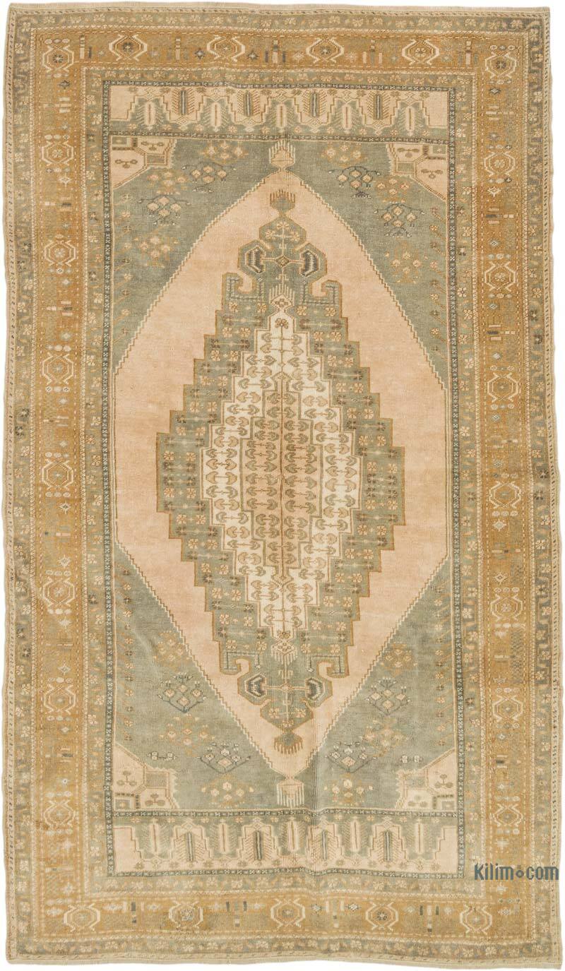 Vintage Turkish Hand-Knotted Rug - 4' 10" x 8' 2" (58" x 98") - K0073885