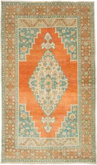 El Dokuma Vintage Halı - 150 cm x 250 cm