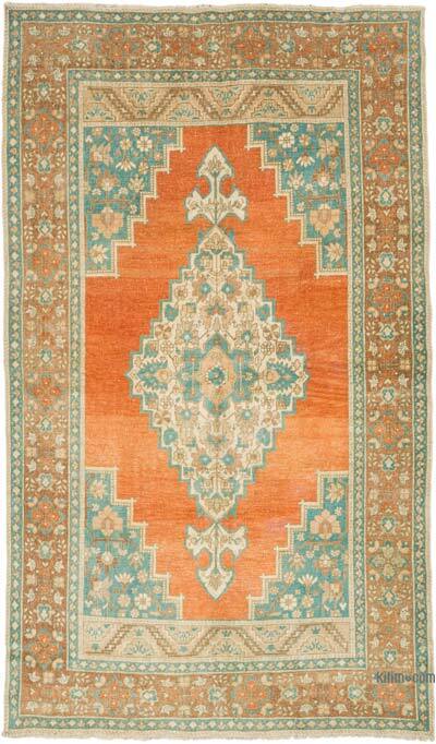 Alfombra Vintage Turca Anudada a Mano - 150 cm x 250 cm