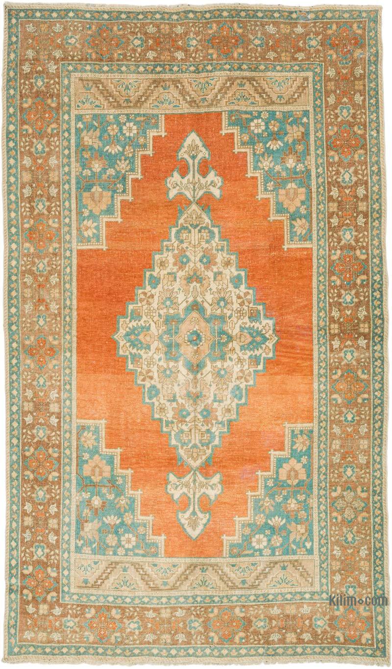Vintage Turkish Hand-Knotted Rug - 4' 11" x 8' 2" (59" x 98") - K0073887