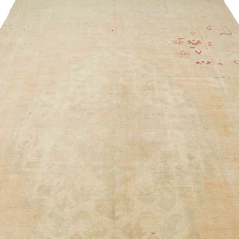 Alfombra Vintage Turca Anudada a Mano - 212 cm x 357 cm - K0073888