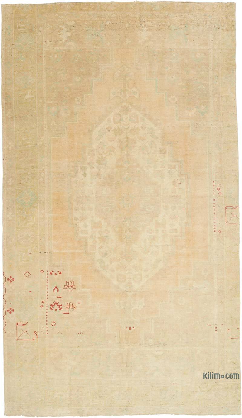 Alfombra Vintage Turca Anudada a Mano - 212 cm x 357 cm - K0073888