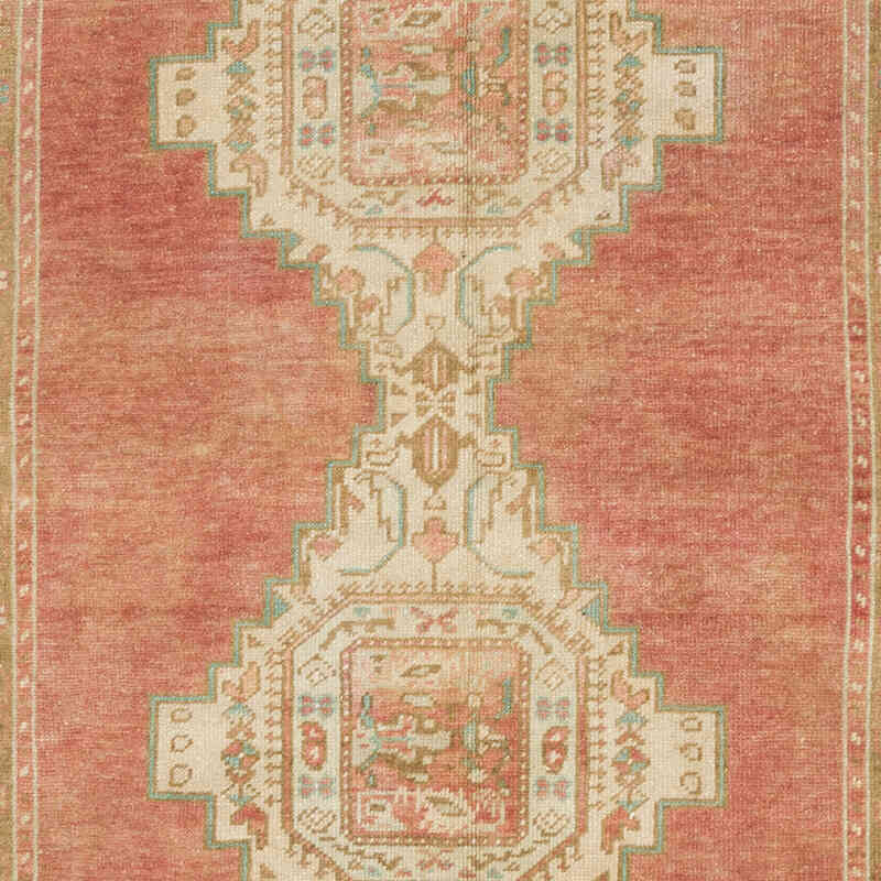Alfombra Vintage Turca Anudada a Mano - 135 cm x 281 cm - K0073889