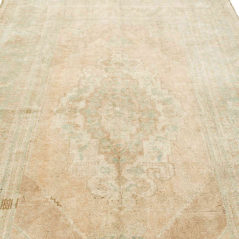Vintage Turkish Hand-Knotted Rug - 5' 8" x 8' 8" (68" x 104") - K0073890