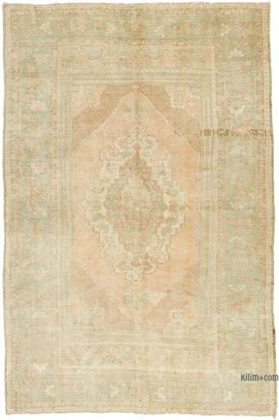 Alfombra Vintage Turca Anudada a Mano - 173 cm x 263 cm