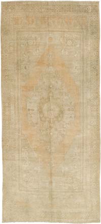 El Dokuma Vintage Halı - 146 cm x 325 cm