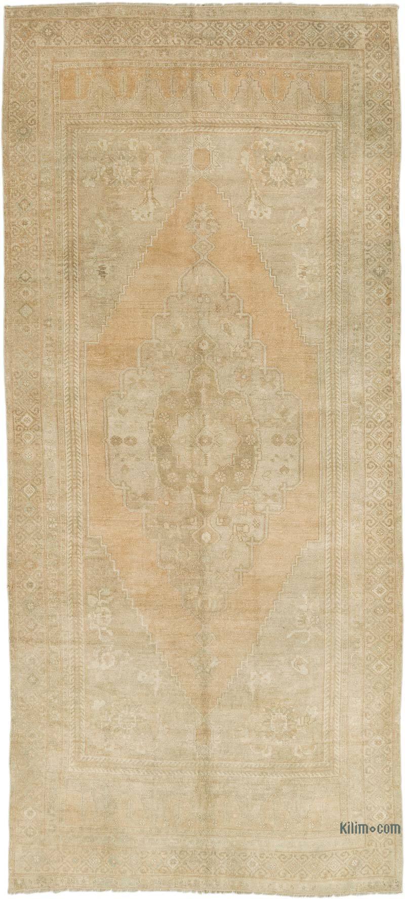 El Dokuma Vintage Halı - 146 cm x 325 cm - K0073893