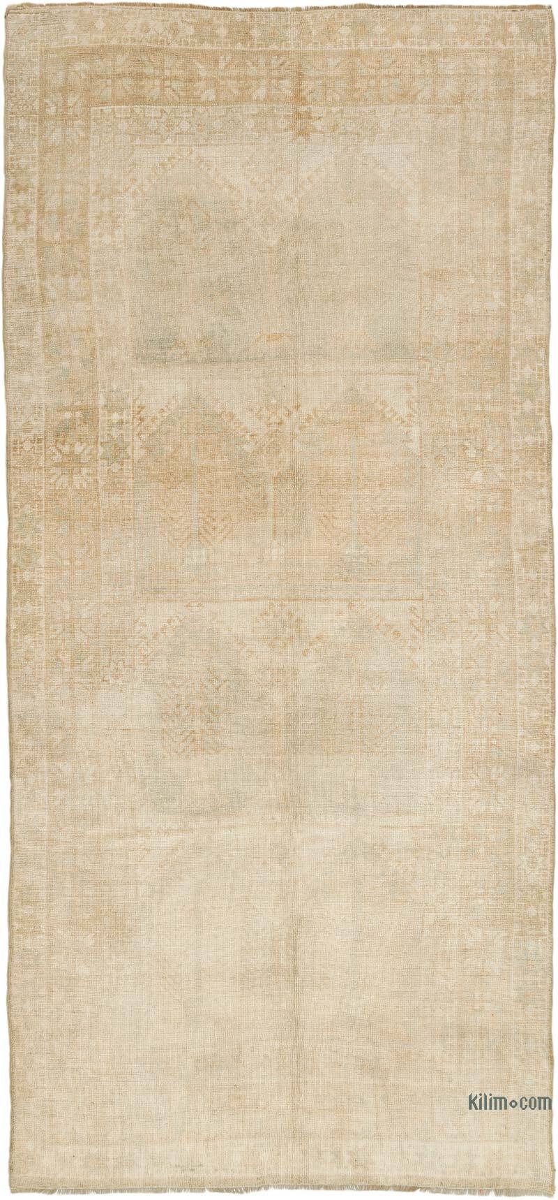 Vintage Turkish Hand-Knotted Rug - 5' 4" x 11' 4" (64" x 136") - K0073895