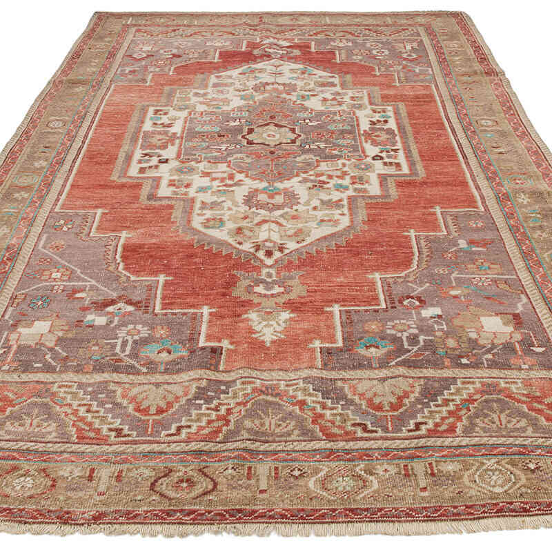 Vintage Turkish Hand-Knotted Rug - 5' 5" x 9' 4" (65" x 112") - K0073901