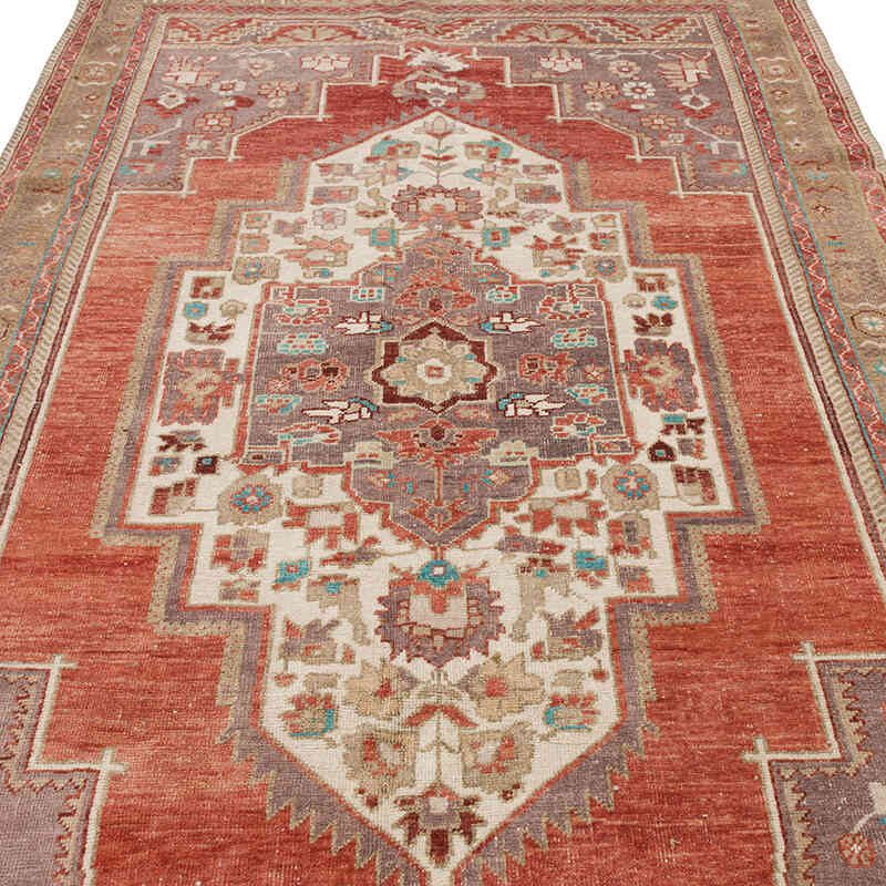Vintage Turkish Hand-Knotted Rug - 5' 5" x 9' 4" (65" x 112") - K0073901