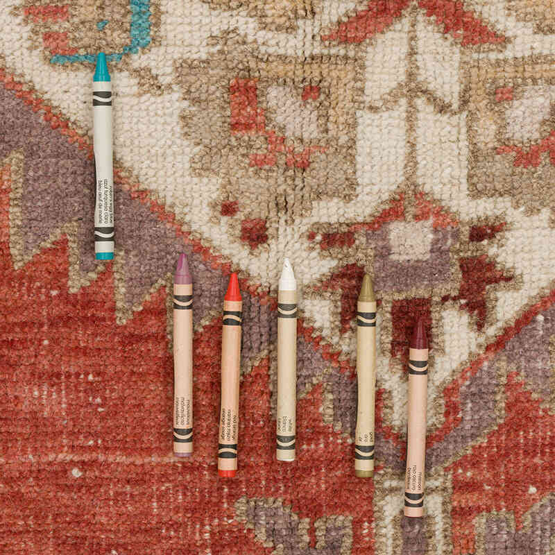 Vintage Turkish Hand-Knotted Rug - 5' 5" x 9' 4" (65" x 112") - K0073901