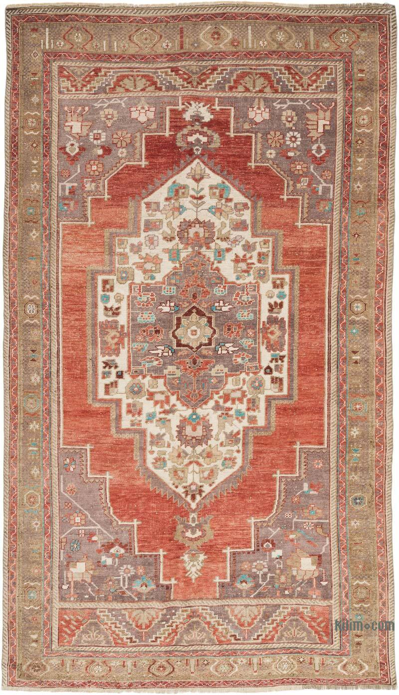 Vintage Turkish Hand-Knotted Rug - 5' 5" x 9' 4" (65" x 112") - K0073901