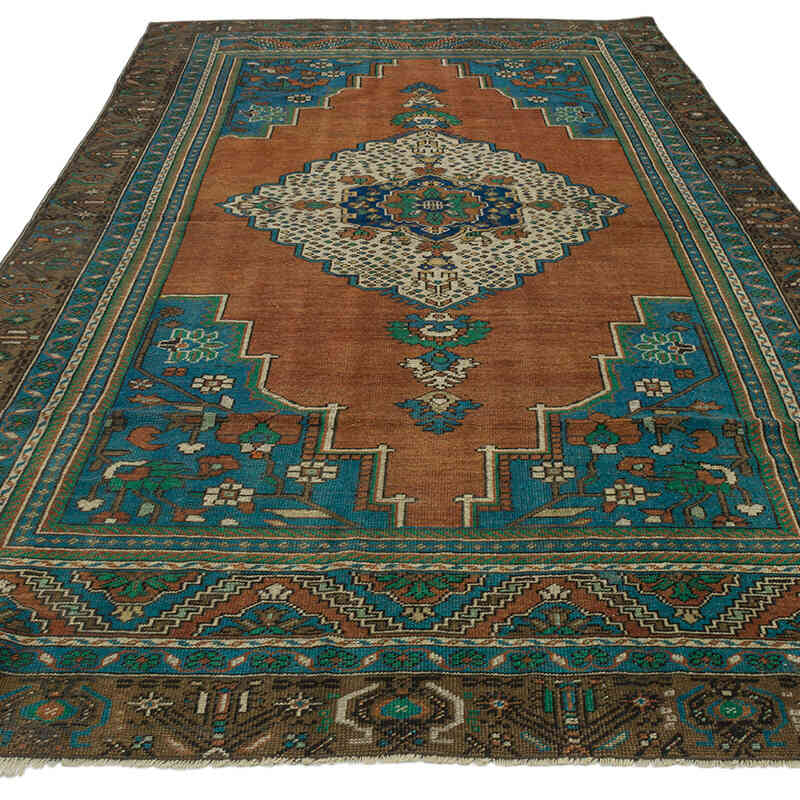 El Dokuma Vintage Halı - 170 cm x 320 cm - K0073904