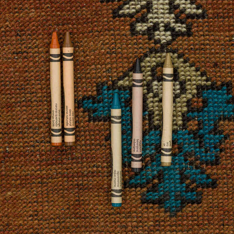 El Dokuma Vintage Halı - 170 cm x 320 cm - K0073904