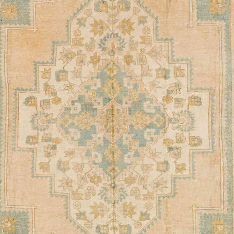 Alfombra Vintage Turca Anudada a Mano - 201 cm x 320 cm - K0073912