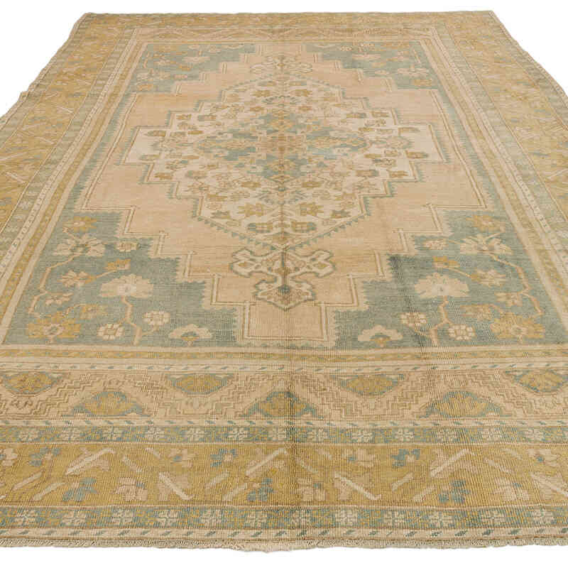 Alfombra Vintage Turca Anudada a Mano - 201 cm x 320 cm - K0073912
