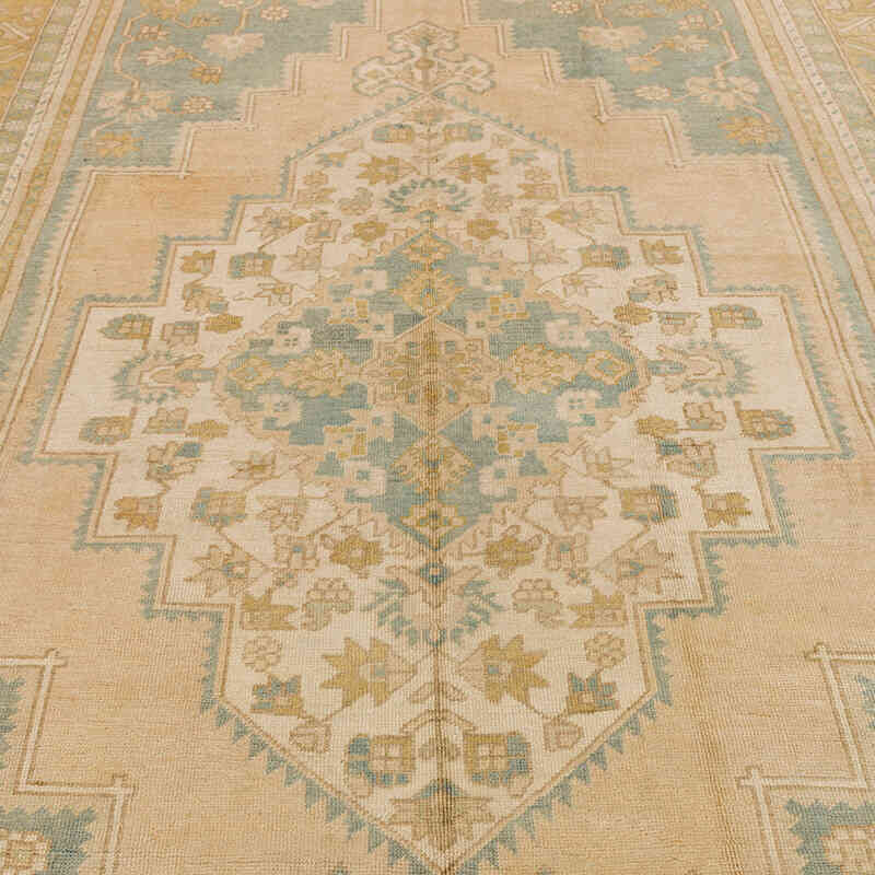 Alfombra Vintage Turca Anudada a Mano - 201 cm x 320 cm - K0073912