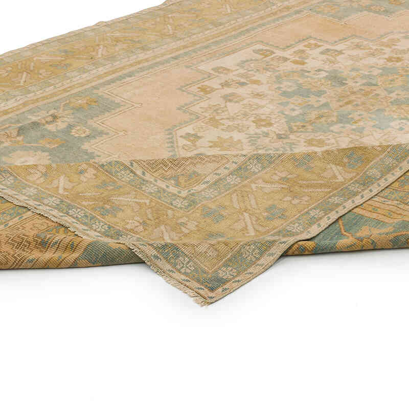 Alfombra Vintage Turca Anudada a Mano - 201 cm x 320 cm - K0073912