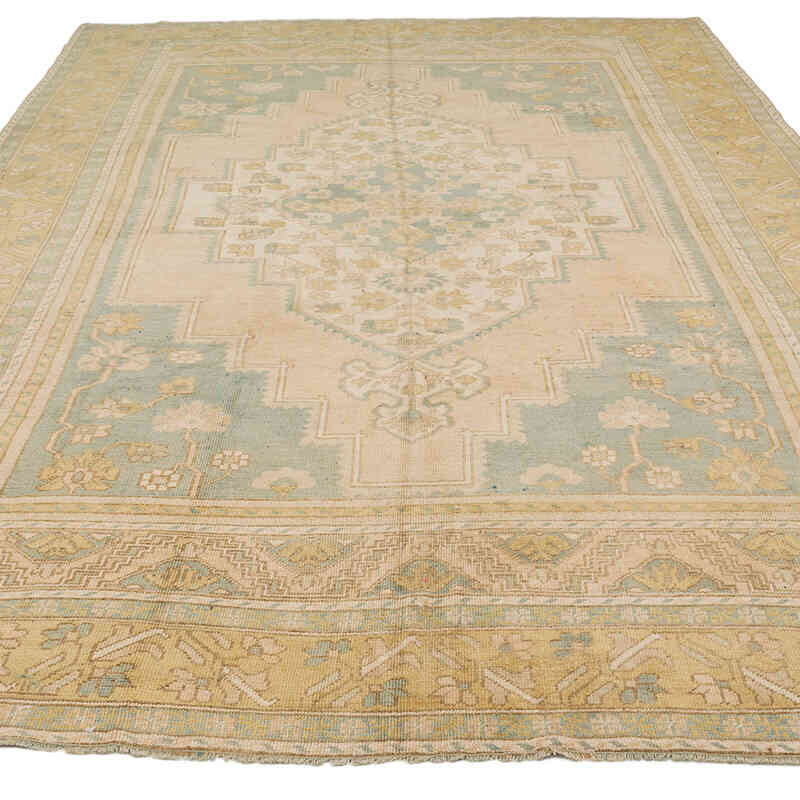 Alfombra Vintage Turca Anudada a Mano - 201 cm x 320 cm - K0073912